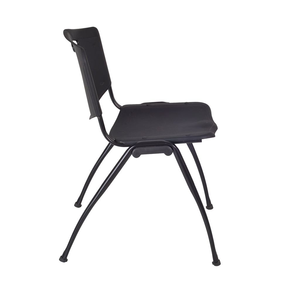 'M' Stack Chair- Black