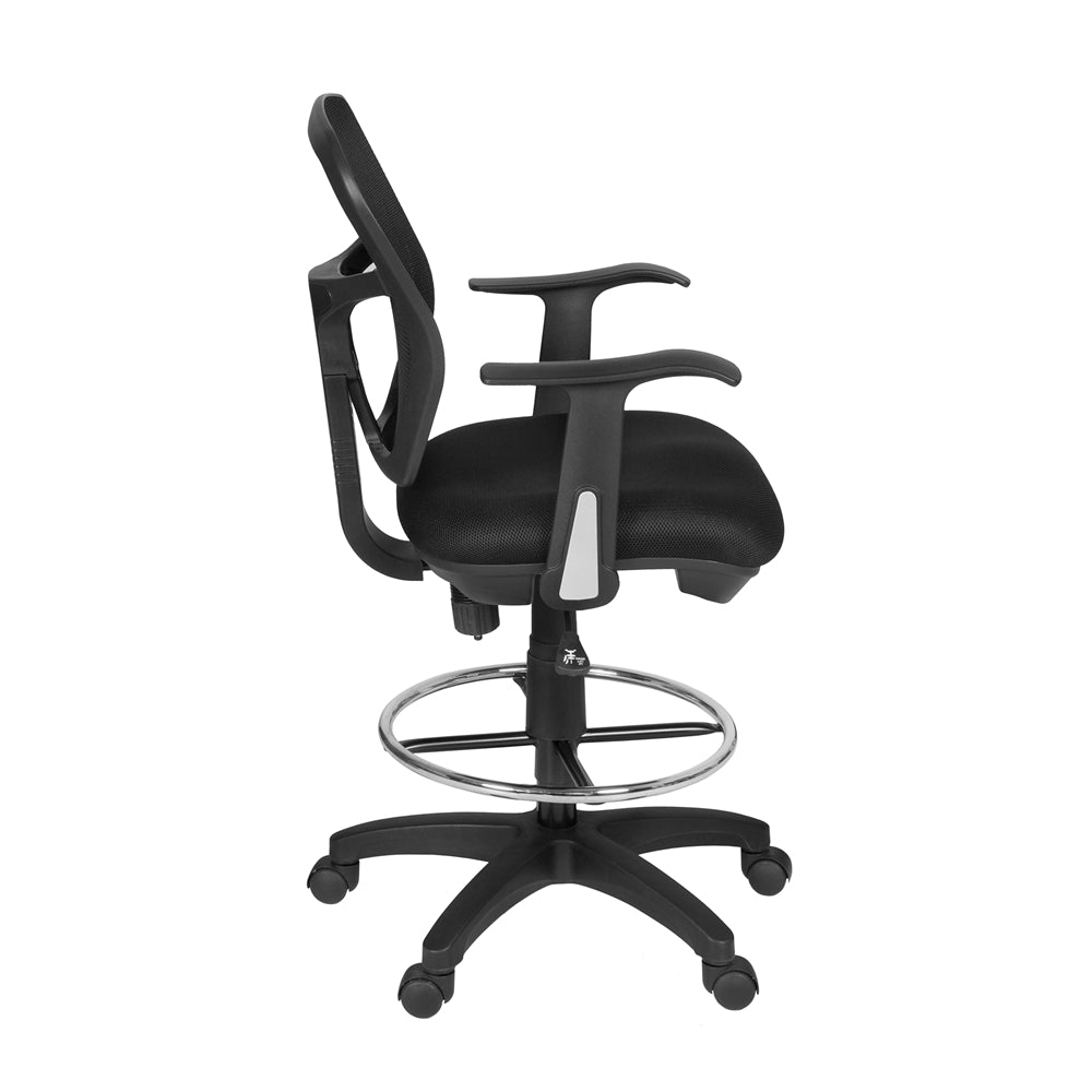 Harrison Swivel Stool- Black