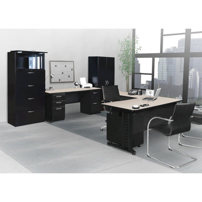 66 x 78 in. L Shape Desk Shell- Maple