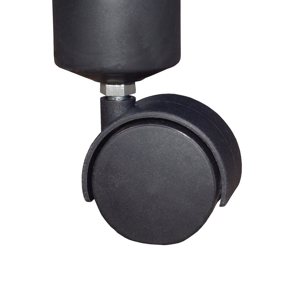 36 Square Mobile Classroom Table- Grey & 4 Andy 18 Stack Chairs- Black