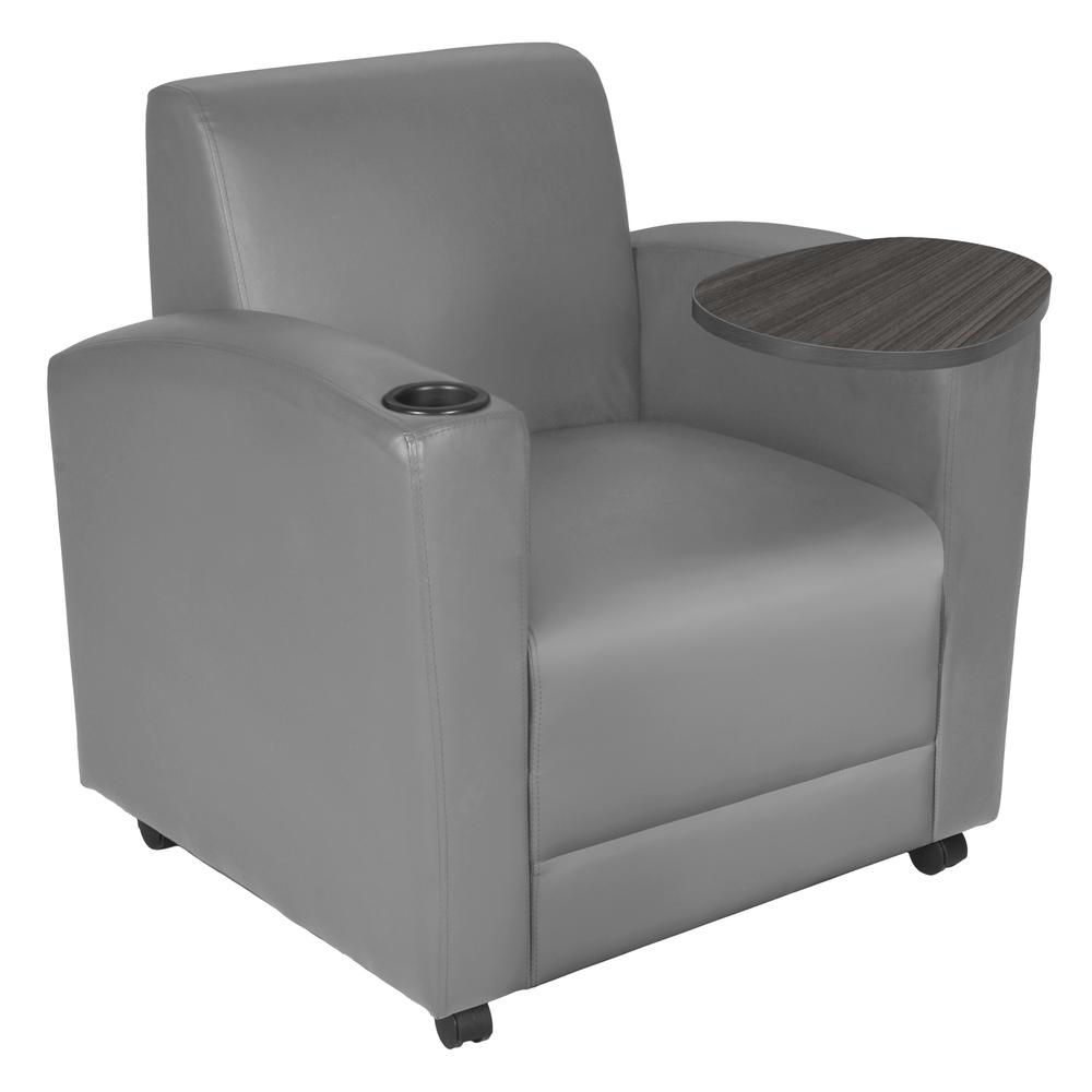 Nova Tablet Arm Chair- Grey/Ash Grey
