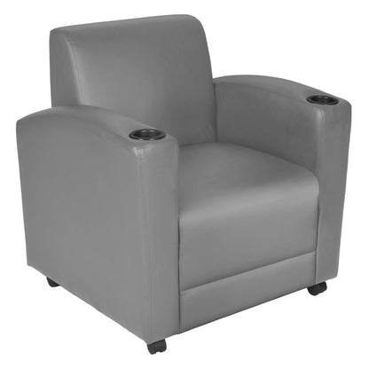 Nova Tablet Arm Chair- Grey/Ash Grey