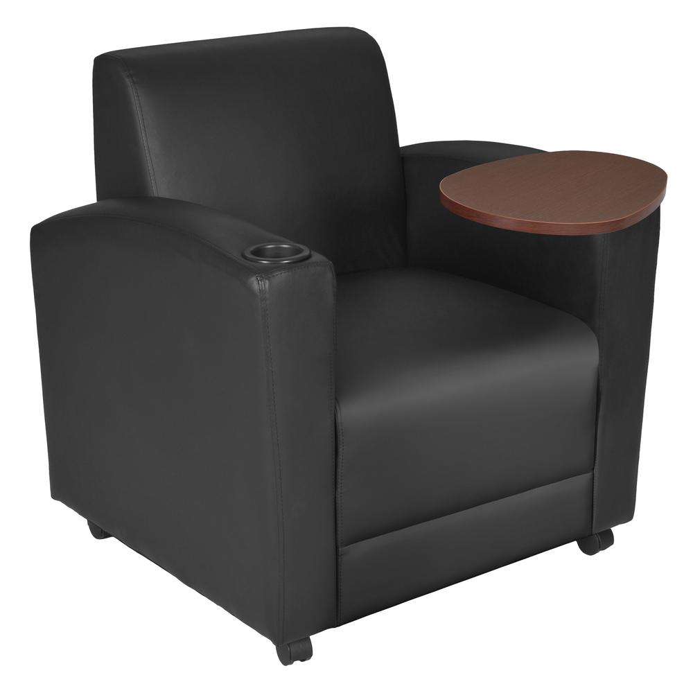 Nova Tablet Arm Chair- Black/Java