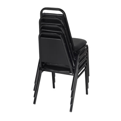 Restaurant Stack Chair (4 pack)- Black