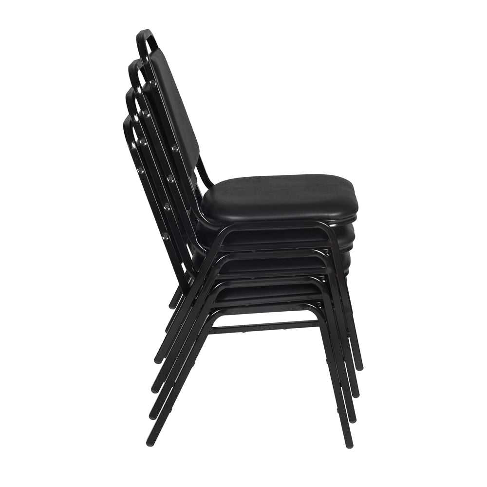 Restaurant Stack Chair (4 pack)- Black