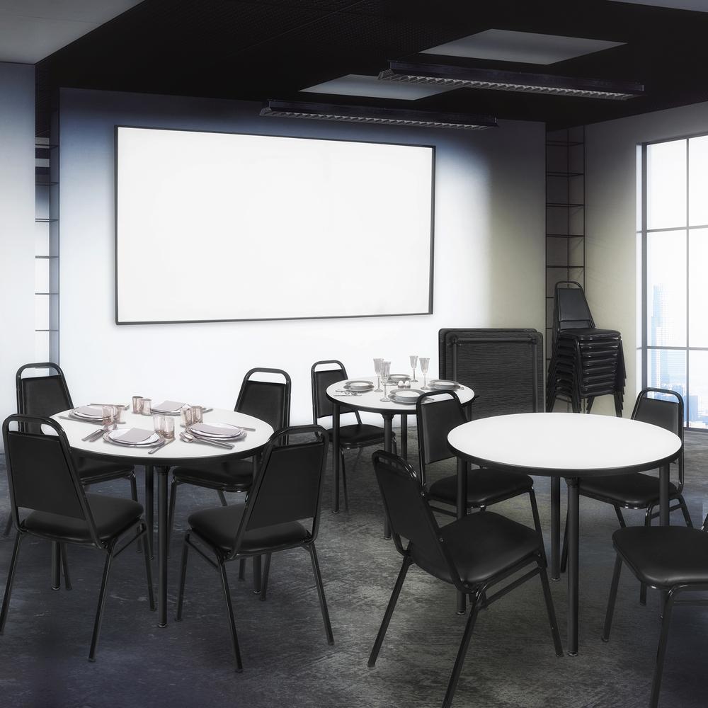Restaurant Stack Chair (8 pack)- Black