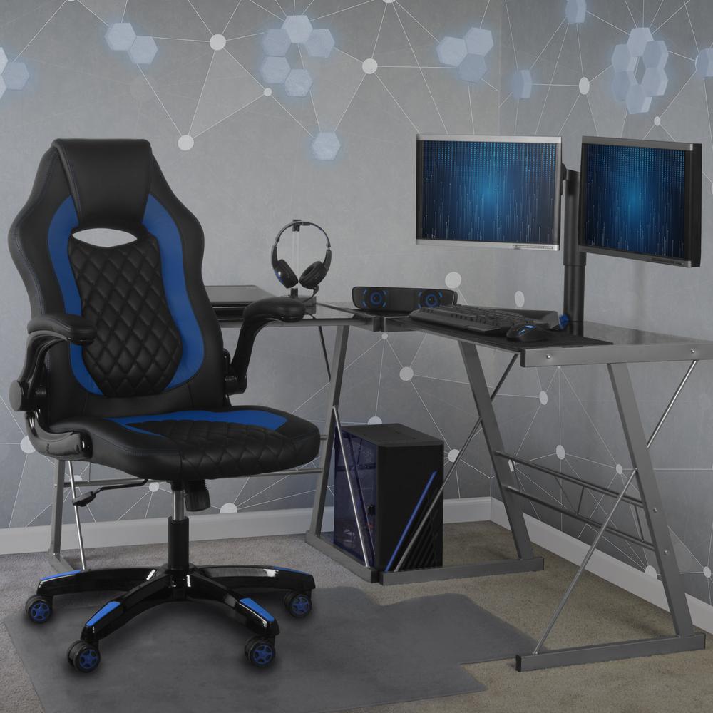 AON Archeus Ergonomic Gaming Chair - Black & Blue