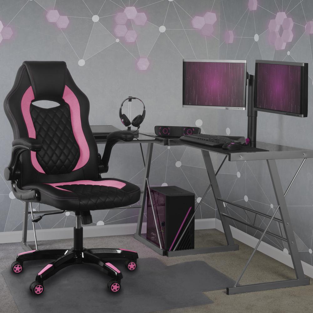 AON Archeus Ergonomic Gaming Chair - Black & Pink