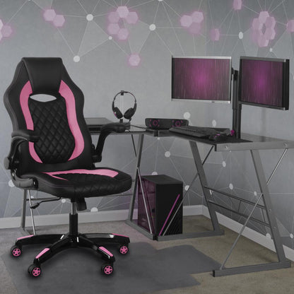 AON Archeus Ergonomic Gaming Chair - Black & Pink