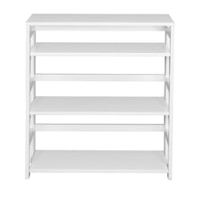 Flip Flop 34" High Folding Bookcase- White
