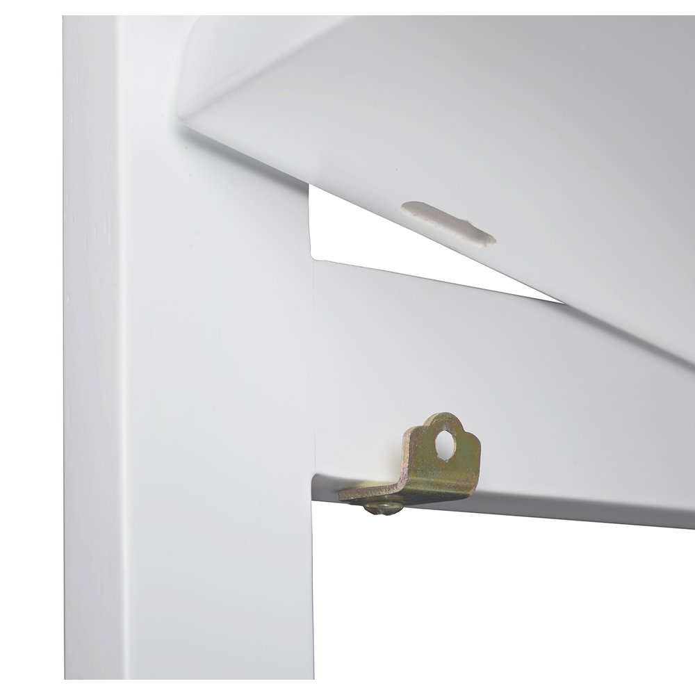 Flip Flop 34" High Folding Bookcase- White