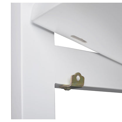 Flip Flop 34" High Folding Bookcase- White