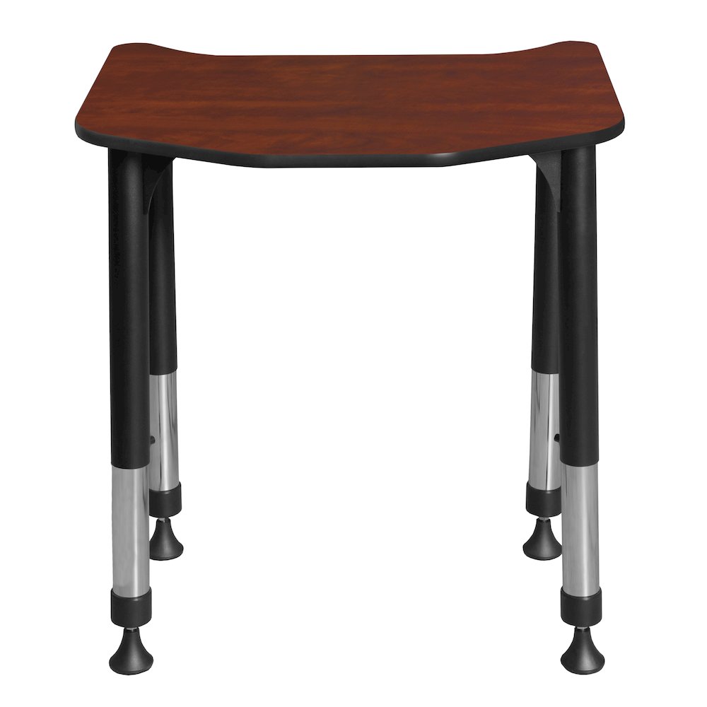 26 x 24 in Height Adjustable Student Activity Desk- Cherry