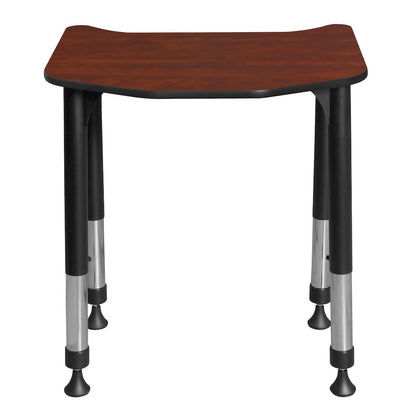 26 x 24 in Height Adjustable Student Activity Desk- Cherry