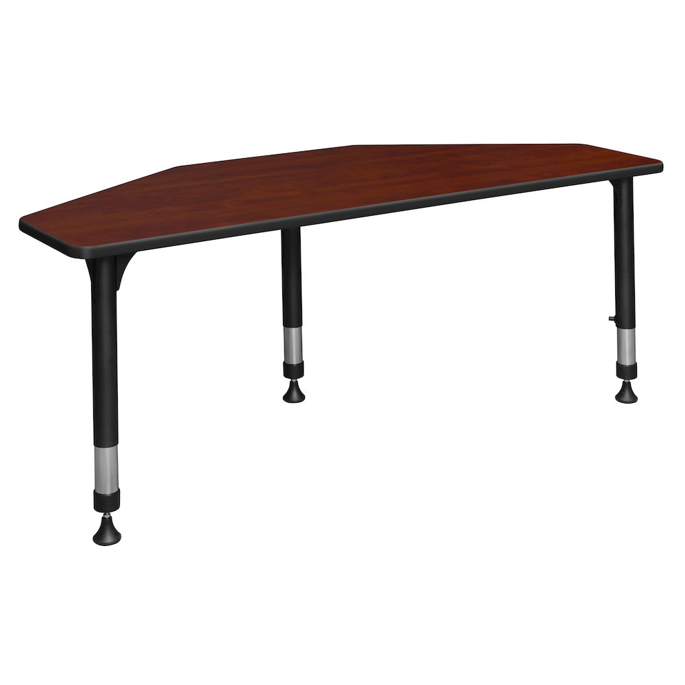 60 in 2 Student Classroom Desk- Cherry