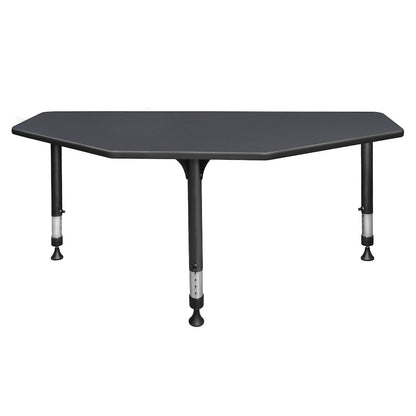 60 in 2 Student Classroom Desk- Grey