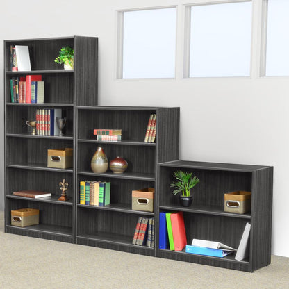 Legacy 71" High Bookcase- Ash Grey