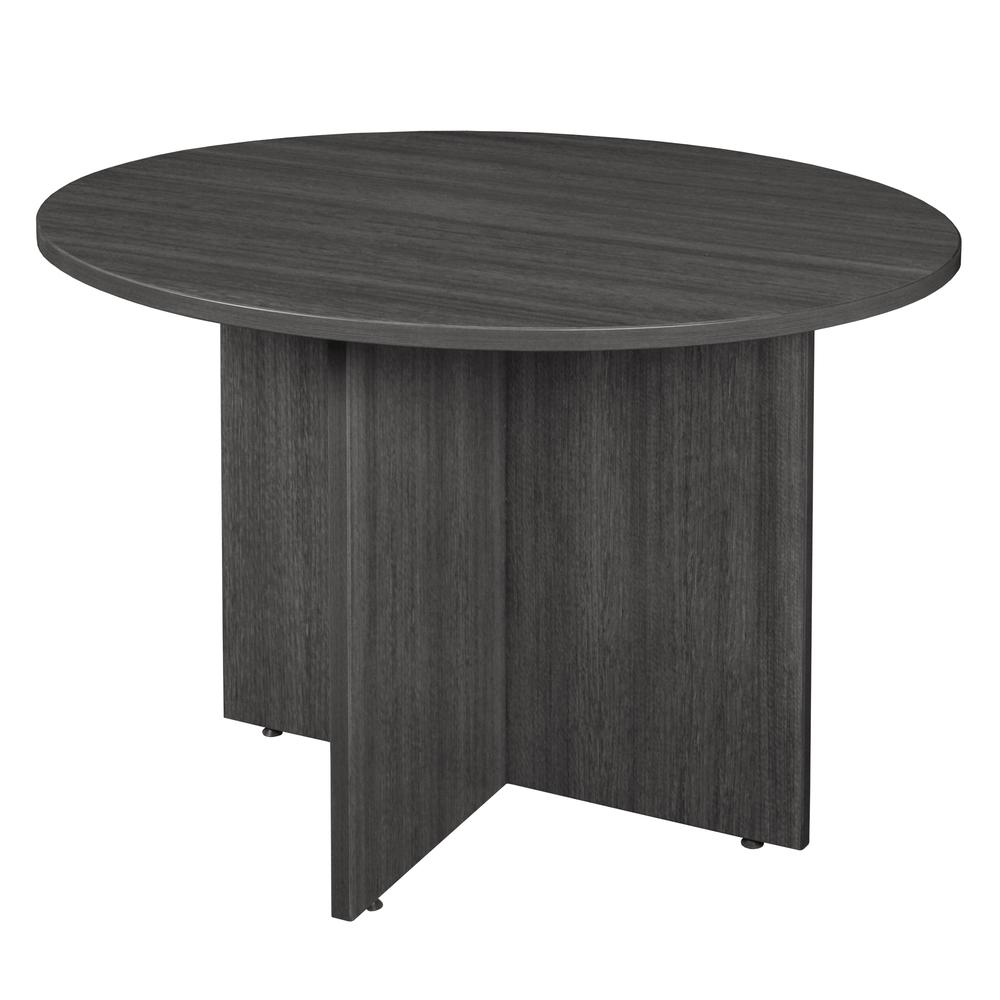 Legacy 42" Round Conference Table- Ash Grey