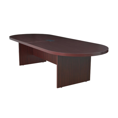 Legacy 120" Racetrack Conference Table with Power Data Grommet- Mahogany