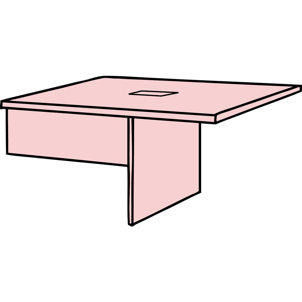 Legacy 48" Modular Conference Table Extension with Power Data Grommet- Cherry