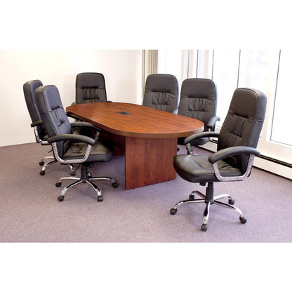 Legacy 95" Racetrack Conference Table with Power Data Grommet- Cherry