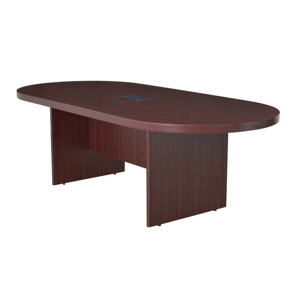 Legacy 95" Racetrack Conference Table with Power Data Grommet- Mahogany