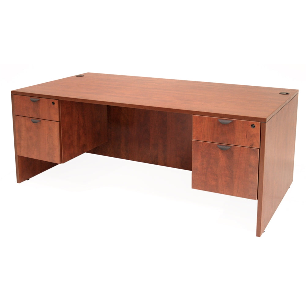 Legacy 60" Double Pedestal Desk- Cherry