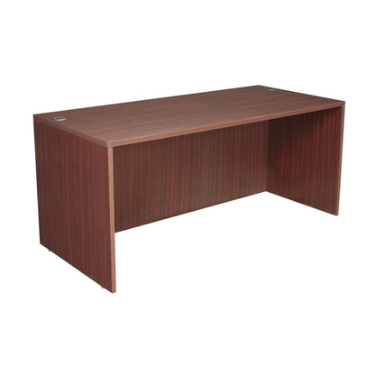 Legacy 66" Desk Shell- Mahogany