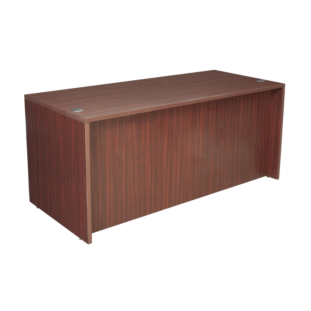 Legacy 66" Desk Shell- Mahogany