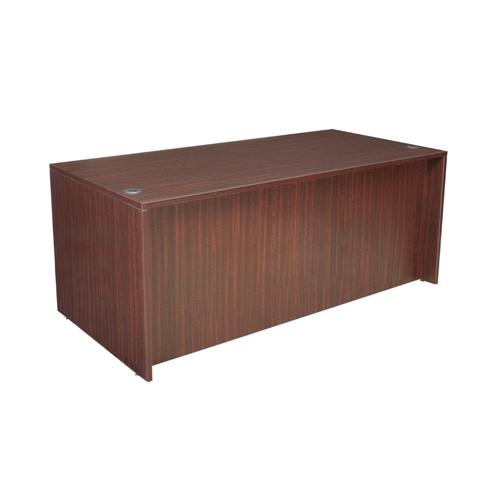 Legacy 71" Desk Shell- Mahogany