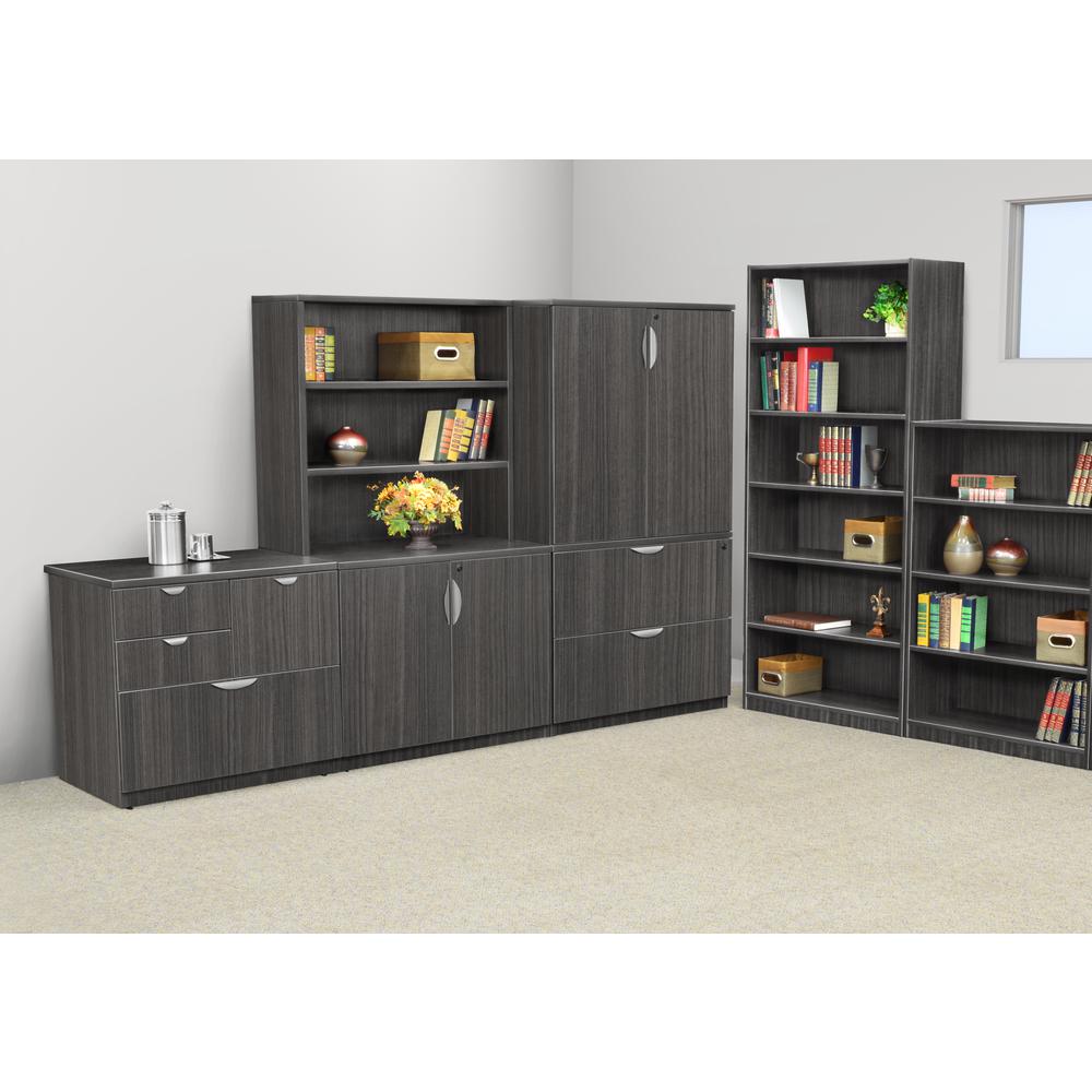 Legacy 35" Open Hutch- Ash Grey
