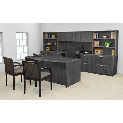 Legacy 35" Open Hutch- Ash Grey