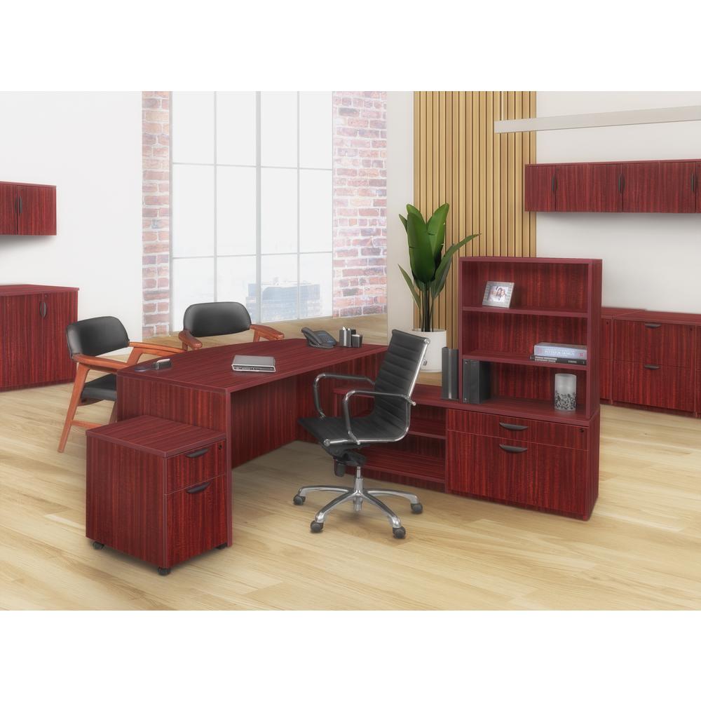 Legacy 35" Open Hutch- Mahogany