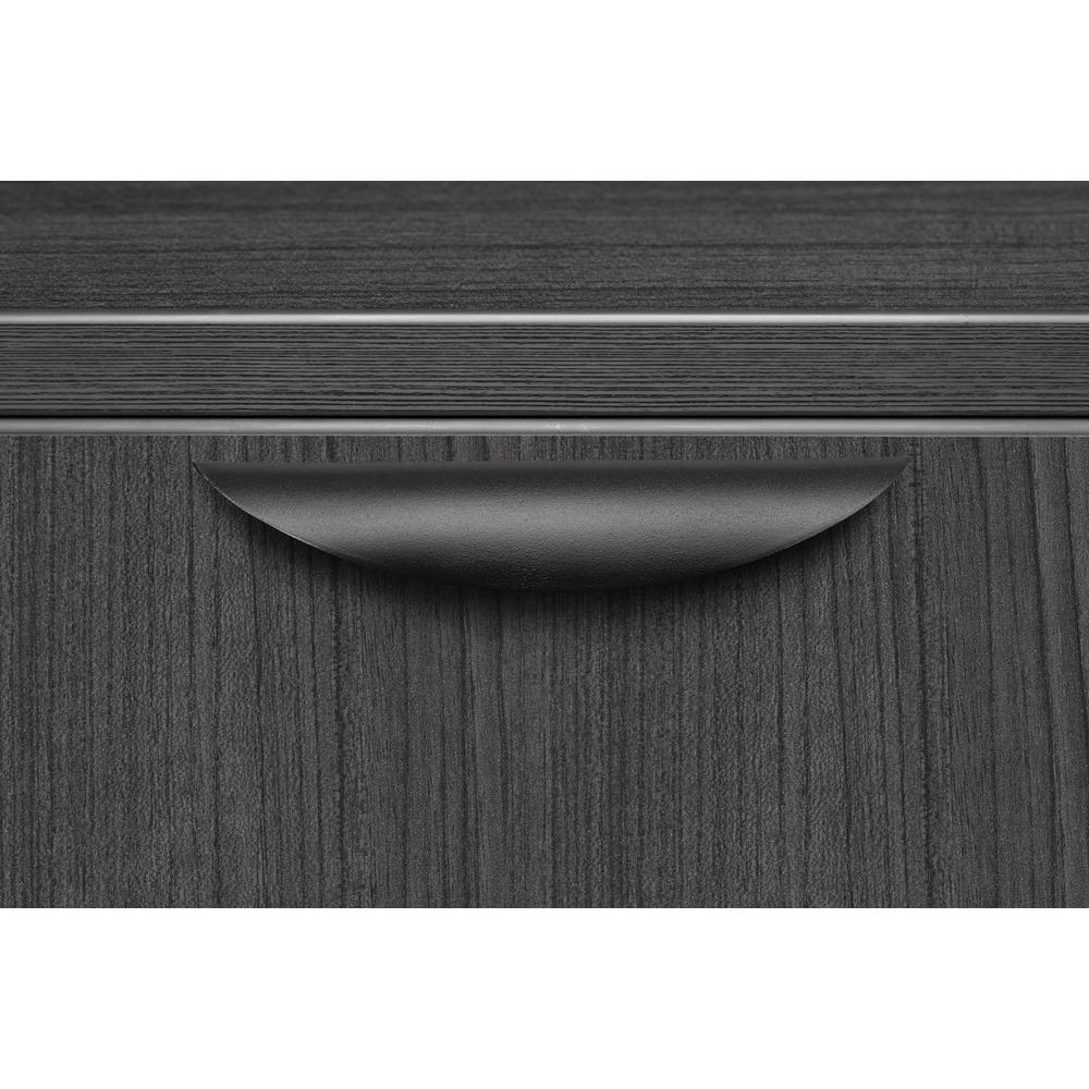 Legacy 60" Double Pedestal L-Desk with 47" Return- Ash Grey