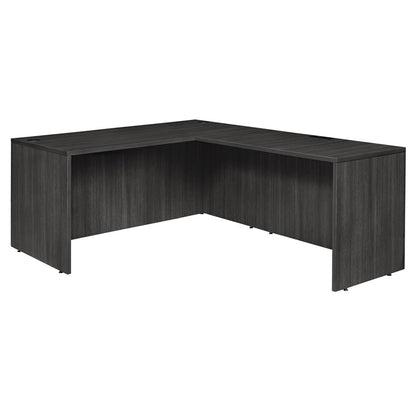 Legacy 66" L-Desk Shell with 47" Return Shell- Ash Grey
