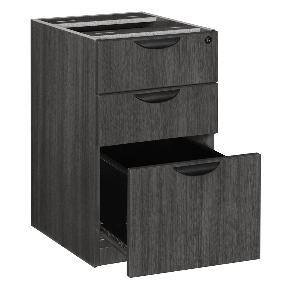 Legacy Box Box File Pedestal- Ash Grey