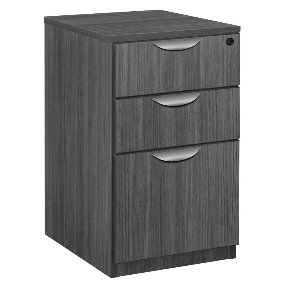 Legacy Deskside Box Box File Cabinet- Ash Grey