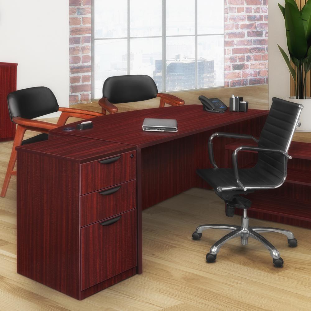 Legacy Deskside Box Box File Cabinet- Mahogany