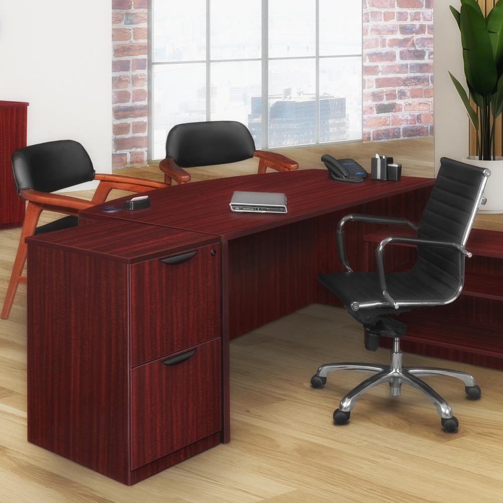 Legacy Deskside 2 Drawer File Cabinet- Mahogany