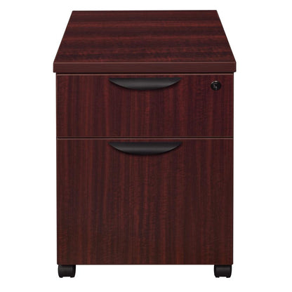 Legacy Box File Mobile Pedestal- Mahogany