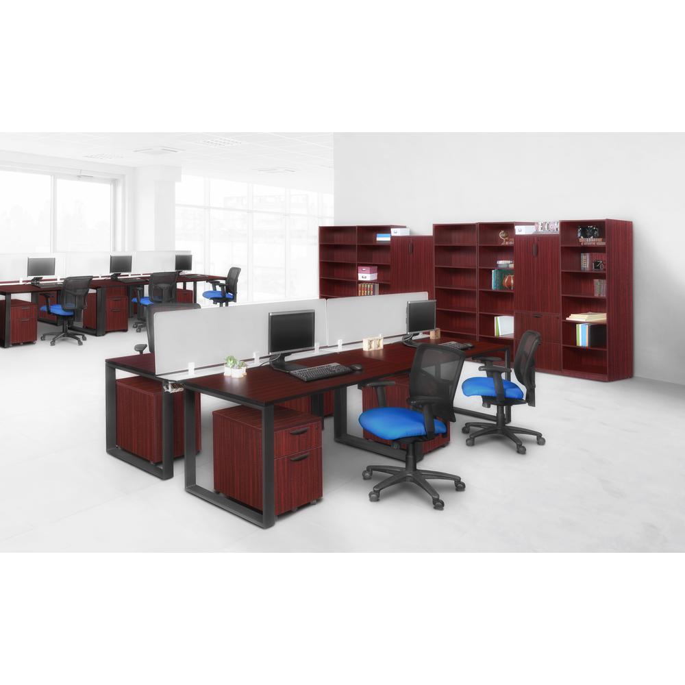 Legacy Box File Mobile Pedestal- Mahogany