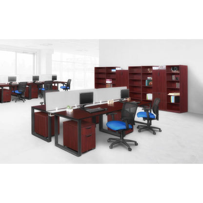 Legacy Box File Mobile Pedestal- Mahogany