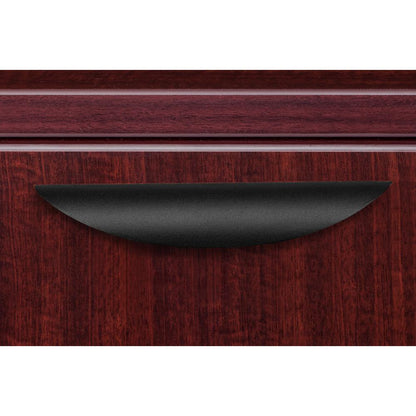 Legacy Single Pedestal Reception Desk- Mahogany
