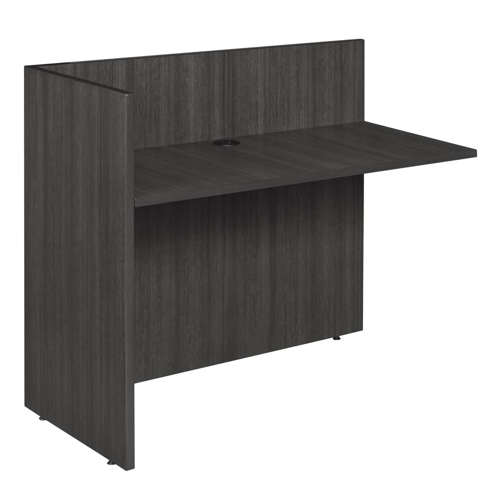 Legacy Reception Desk Return Shell- Ash Grey