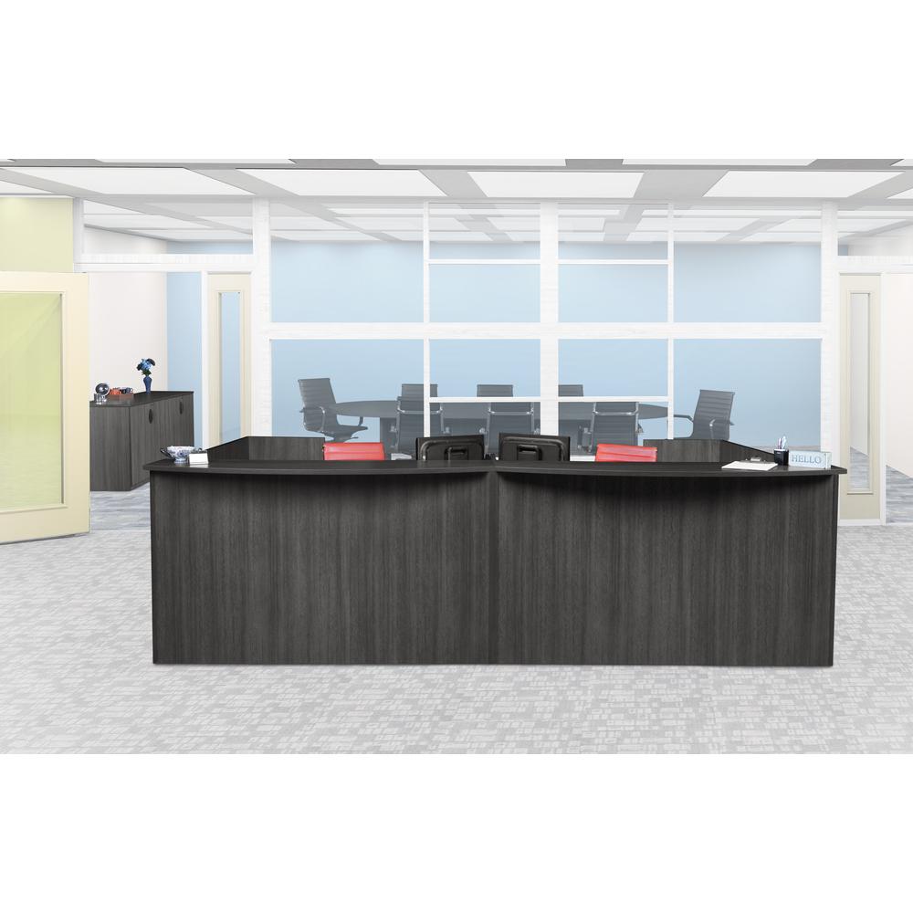 Legacy Reception Desk Return Shell- Ash Grey