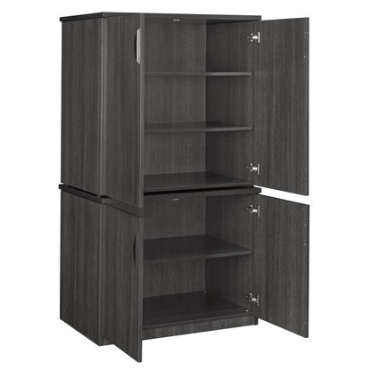 Legacy 29" Storage Cabinet with 35" Storage Cabinet- Ash Grey