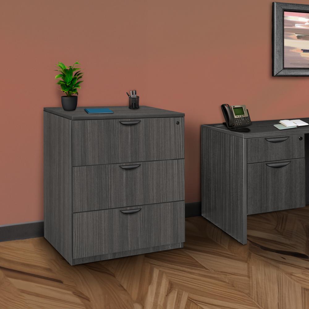 Legacy Stand Up Lateral File- Ash Grey