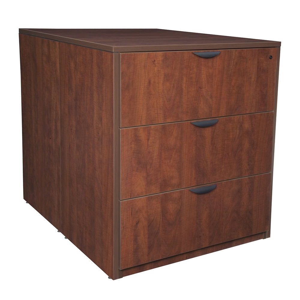 Legacy Stand Up Back to Back Lateral File/ Desk- Cherry