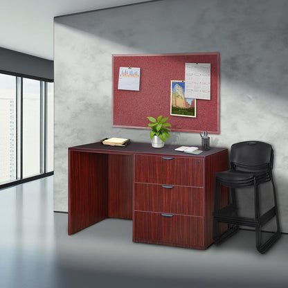 Legacy Stand Up Side to Side Lateral File/ Desk- Mahogany