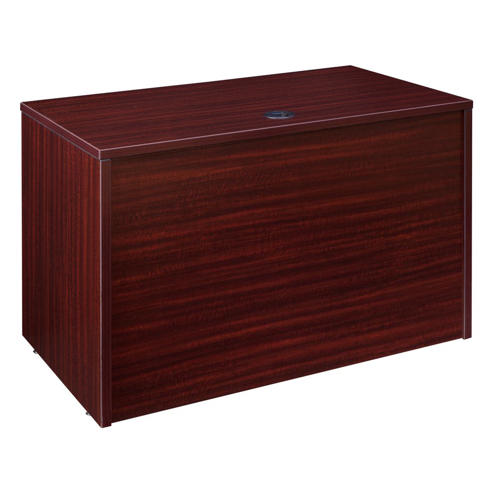 Legacy 42" Single Pedestal Desk- Mahogany